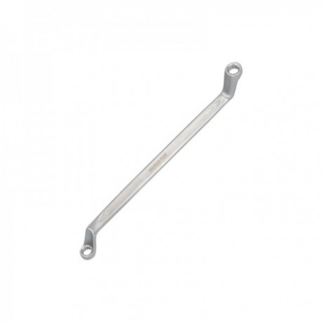 Llave Estrella Acodada Plus Acero Cromo Vanadio 6x7 DIN 838. Llave Doble Boca Acodada, Llave Fija Estrella Acodada