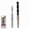Broca Alpen Materiales Porcelanicos Muy Duros Ø 10 mm. Kit 2 brocas. Sin Refrigeración,