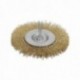 Cepillo Acero Latonado Para Taladro. Disco Ø 100 mm. Espiga 1/4" Cepillo Taladro Alambre Latón, Cepillo Limpieza, Cepillo Pulir.