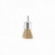 Cepillo Acero latonado Brocha 25 mm. 1/4".