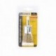 Cepillo Acero latonado Brocha 25 mm. 1/4".