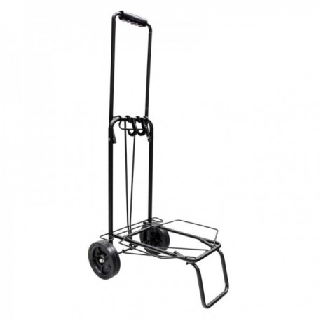 Carretilla Plegable Metalica De Carga - Porta Maletas Con Cuerda Elastica