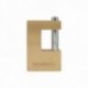 Candado Cuadrado Latón Persiana Ancho 70 mm. Alta Seguridad, Antirrobo Puertas,