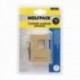 Candado Cuadrado Latón Persiana Ancho 70 mm. Alta Seguridad, Antirrobo Puertas,