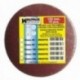Lija recambio velcro disco Ø 125 mm. con agujeros grano 240