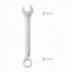 Llave Combinada Plus 36x36 Acero Cromo Vanadio DIN 3113. Llave Doble Boca, Llave Fija, Llave Estrella