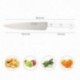 Cuchillo Husky Verduras 17 cm. Hoja Acero Inoxidable, Cuchillo Verduras, Cuchillo Cortar Verduras Mango Ergonomico Blanco