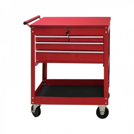 Carro Portaherramientas Metalico 86x44x99 cm. con 4 Cajones y 2 Bandejas