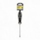 Destornillador Plano Estampado Acero S2 Mango TPR Bimaterial. Medida 1,0 x Ø 5,5 x 100 mm. DIN5265