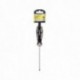 Destornillador Plano Vaciado Acero S2 Mango TPR Bimaterial. Medida 0,8 x Ø 4,0 x 100 mm. DIN5265