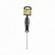 Destornillador Plano Vaciado Acero S2 Mango TPR Bimaterial. Medida 1,0 x Ø 5,0 x 100 mm. DIN5265