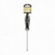 Destornillador Plano Vaciado Acero S2 Mango TPR Bimaterial. Medida 1,0 x Ø 5,0 x 125 mm. DIN5265