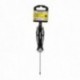Destornillador Torx Inviolable Acero S2 Mango TPR Bimaterial. Medida T07 x Ø 3,0 x 75 mm.