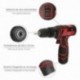 Taladro Atornillador 12 V. Con 2 Velocidades y Percutor. Bateria 1.300 mAh. Par Apriete 35 Nm.