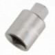 Adaptador Reductor 1/2" Hembra A 3/8" Macho Acero Cromo Vanadio, Aristas Redondas, Reductor Carraca,
