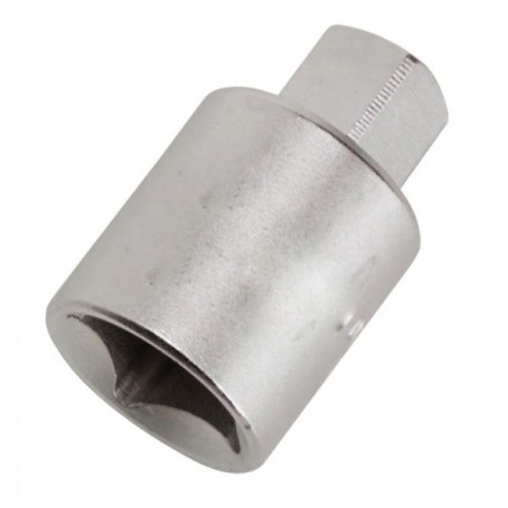 Adaptador Reductor 1/2" Hembra A 3/8" Macho Acero Cromo Vanadio, Aristas Redondas, Reductor Carraca,