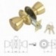 Pomo MCM 508 Con Llave Latonado Entrada 70 mm.