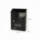 Buzon Exterior Residence 205 x 300 x 70 mm. Negro
