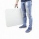 Mesa Plegable Rectangular HDPE Multifuncional, Portatil, Resistente,Multiusos 180x74x74 cm. Color Blanco