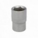 Llave Vaso 1/2" Hexagonal 18 mm. Perfil de 6 caras. Acero Cromo Vanadio, Aristas Redondas