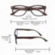 Gafas Lectura Illinois Rojas Aumento +2,5 Gafas De Vista, Gafas De Aumento, Gafas Visión Borrosa