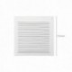 Rejilla Ventilación Aluminio Con Mosquitera Atornillable 175 x 175 mm. Color Blanco