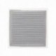 Rejilla Ventilación Aluminio Con Mosquitera Atornillable 175 x 175 mm. Color Blanco