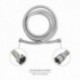 Flexo / Manguera Ducha Extensible Acero Inoxidable 1,7 a 2 Metros Accesorios de Latón. Flexible, Resistente a Torceduras,