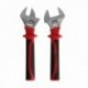 Llave Ajustable Aislada VDE 10". Llave Ajustable Aislada, Llave Inglesa, Llave Moleta Aislada,
