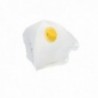 Mascarilla Respiratoria FFP2 Con Valvula. Plegable (20 Unidades) Envasadas Individualmente