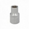 Llave Vaso 1/2" Hexagonal 12 mm. Perfil de 6 caras. Acero Cromo Vanadio, Aristas Redondas