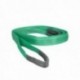 Eslinga Plana Doble Banda 2.000 Kg. Factor Seguridad 7:1, Longitud: 3 Metros Ancho 6 cm. 100% Poliester. Color Verde