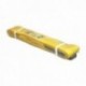 Eslinga Plana Doble Banda 3.000 Kg. Factor Seguridad 7:1, Longitud: 3 Metros Ancho 9 cm. 100% Poliester. Color Amarilla