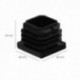 Contera Interior Plastico Cuadrada 30x30 mm. Color Negro. Bolsa 200 Unidades. Contera Mesa, Silla, Muebles, Estanteria
