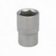 Llave Vaso 1/2" Hexagonal 19 mm. Perfil de 6 caras. Acero Cromo Vanadio, Aristas Redondas