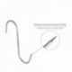 Gancho Carnicero Inoxidable Nº 3 de 140 x 5 mm. gancho para productos carnicos.