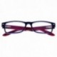 Gafas Lectura Kansas Azul Oscuro / Rojo. Aumento +3,0 Gafas De Vista, Gafas De Aumento, Gafas Visión Borrosa