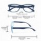 Gafas Lectura Illinois Azules. Aumento +3,0 Gafas De Vista, Gafas De Aumento, Gafas Visión Borrosa
