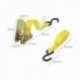 Cinta De Amarre Con Ratchet 4 metros x 25 mm. Trinquete Metalico Automatico, Cincha, Eslinga Mercancia, Correa Sujeción (Pack 2)