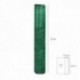 Malla Sombreo Rollo 2 x 50 metros, Reduce Radiación, Protección Jardín y Terraza, Regula Temperatura, Color Verde Claro
