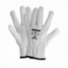 Guantes De Trabajo De Piel Flor De Vacuno, Proteccion Laboral, Riesgos Mecanicos, Guantes De Seguridad De Cuero. Talla 8" (Par)