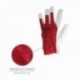 Guantes Piel / Lona Con Colgador 9" Guantes De Trabajo, Guantes De Protección (Par)