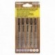 Hojas Sierra Calar Para Contrachapado Corte Grueso 5 Piezas. Hoja Cromo Vanadio 58. Vastago T Universal