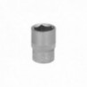 Llave Vaso 1/4" Hexagonal 13 mm. Perfil de 6 caras. Acero Cromo Vanadio, Aristas Redondas