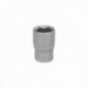 Llave Vaso 1/4" Hexagonal 12 mm. Perfil de 6 caras. Acero Cromo Vanadio, Aristas Redondas