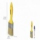 Paletina Profesional Cerda Blanca Ancho 50 mm. Cerdas Naturales Mango Plastico Ergonomico, Brocha Pintor, Pincel Pintura