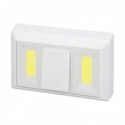 Linterna / Luces Led Para Pared / Armario A pilas (4 AAA) 250 Lumenes (Fijación Mediante Pegatina, Iman o Tornillos)
