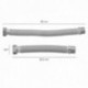 Tuberia Extensible Agua Acero Inoxidable Corrugado. Longitud de 22,5 a 30 cm. Tomas 3/4"
