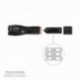Linterna LED De Mano Aluminio A Pilas (3 AAA) 300 Lumenes 5 Watt. Con Zoom