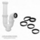 Sifon Curvo ExtensibleTuerca Loca 1 1/2" Ã˜ 40 Mm
